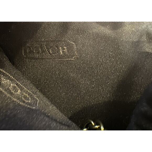 Vintage Coach Leatherworks Coin Pouch Brown Signature Print - Picture 7 of 8